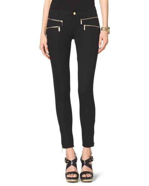 michael kors women's black jeans|michael kors denim jeans.